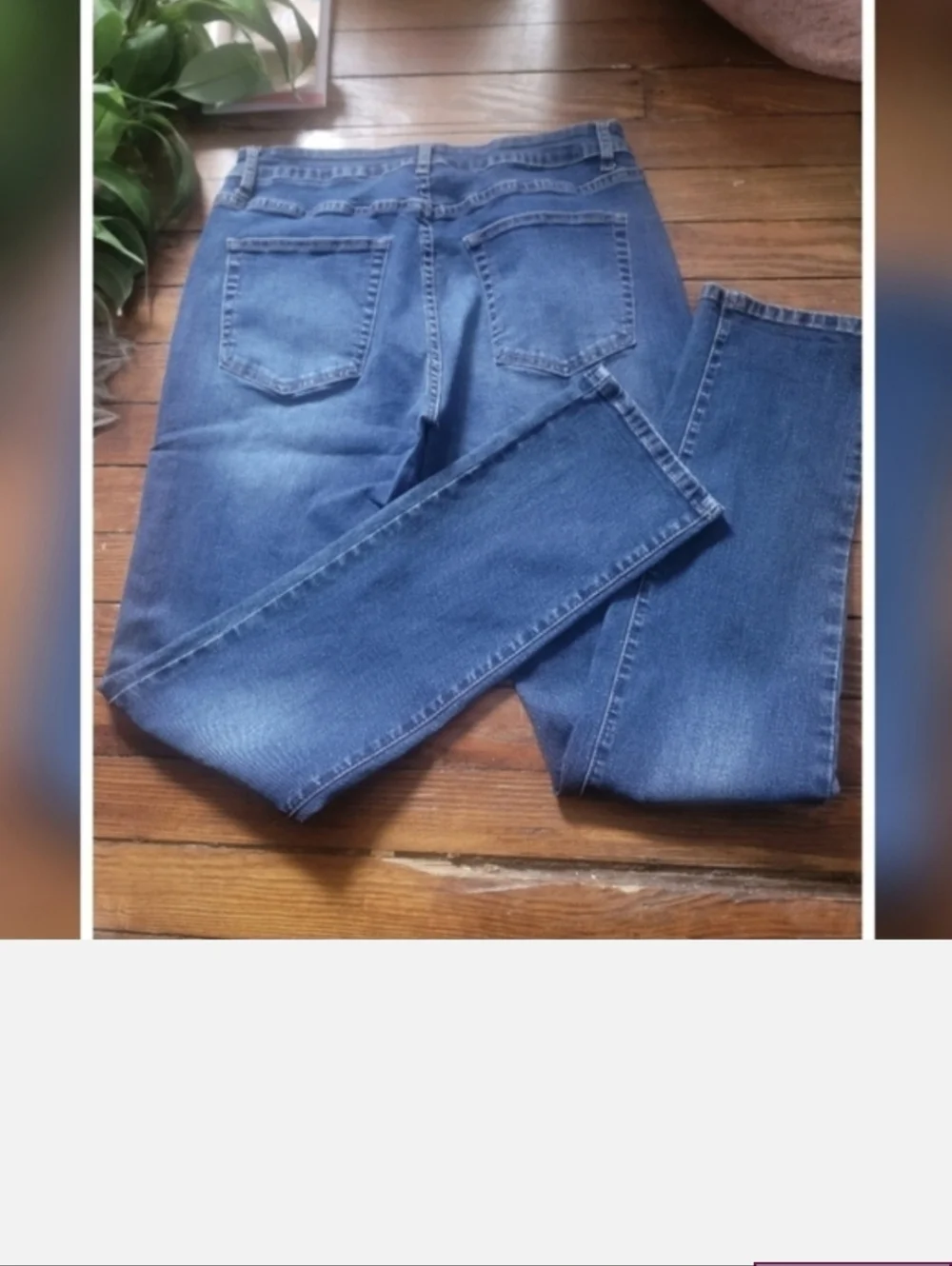 Women's Blue Stretch Denim Jeans